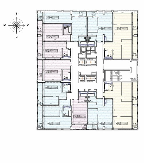 36 м², 2-комнатная квартира 8 678 410 ₽ - изображение 22