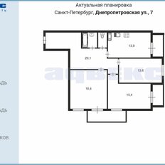 Квартира 92,3 м², 3-комнатная - изображение 3