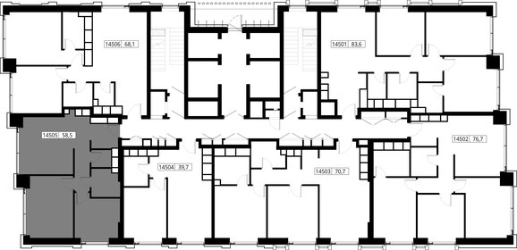 Квартира 58,5 м², 2-комнатная - изображение 2