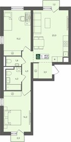 Квартира 88 м², 3-комнатная - изображение 1