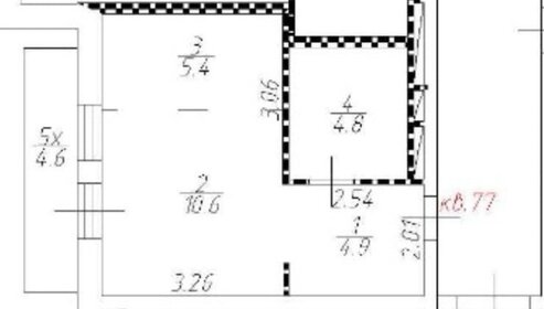 Квартира 25 м², студия - изображение 1