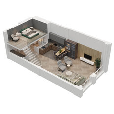 Квартира 66,4 м², 1-комнатная - изображение 3