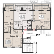 Квартира 100,8 м², 2-комнатная - изображение 2
