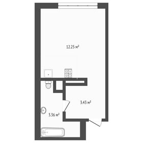 Квартира 19 м², 1-комнатная - изображение 1