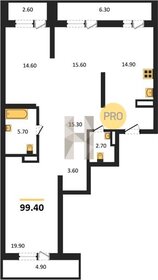 Квартира 100 м², 3-комнатная - изображение 1
