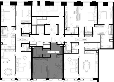 Квартира 50,2 м², 1-комнатная - изображение 3