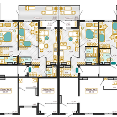 Квартира 46 м², 1-комнатная - изображение 2