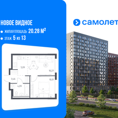 Квартира 32,9 м², 1-комнатная - изображение 2