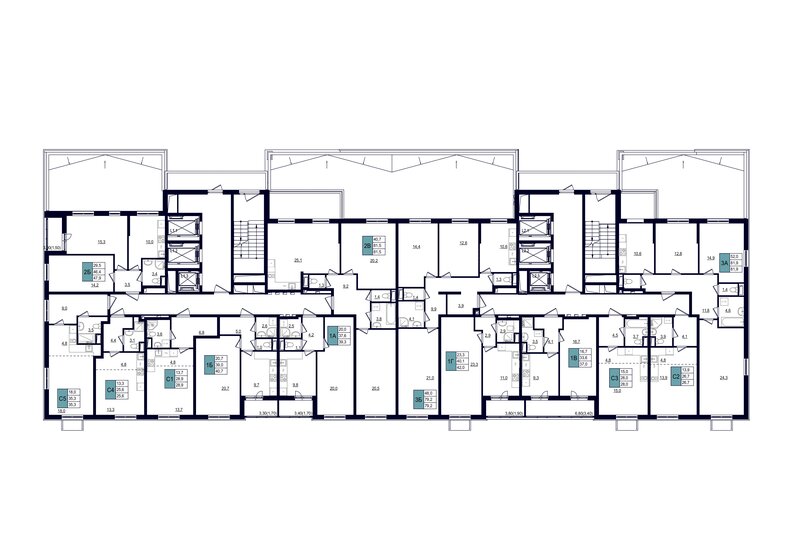 86,7 м², 3-комнатная квартира 21 990 000 ₽ - изображение 85