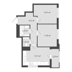 Квартира 48,6 м², 2-комнатная - изображение 2