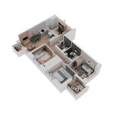 Квартира 80,7 м², 4-комнатная - изображение 3