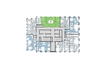 Квартира 74 м², 3-комнатная - изображение 2