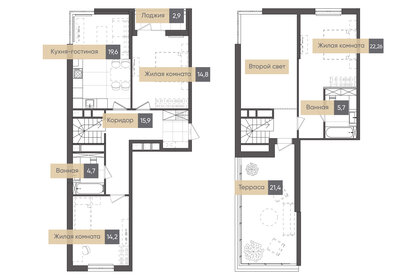 Квартира 121,9 м², 3-комнатная - изображение 1