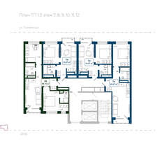 Квартира 45,1 м², 1-комнатная - изображение 3