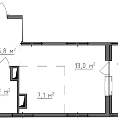 Квартира 33,1 м², студия - изображение 3