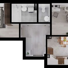 Квартира 62 м², 2-комнатная - изображение 2
