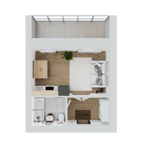 Квартира 29,6 м², студия - изображение 2