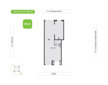 99,9 м², офис - изображение 2