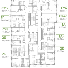 Квартира 44,6 м², 1-комнатная - изображение 3