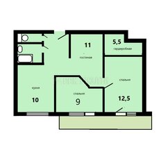 Квартира 47,3 м², 2-комнатная - изображение 2