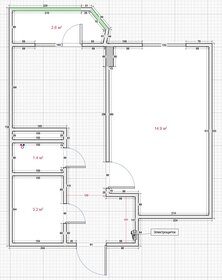 Квартира 32,4 м², 1-комнатная - изображение 1