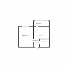 Квартира 37 м², 1-комнатная - изображение 3