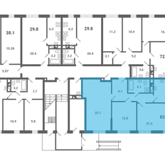Квартира 82 м², 3-комнатная - изображение 2