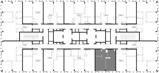 Квартира 44,1 м², 1-комнатная - изображение 3