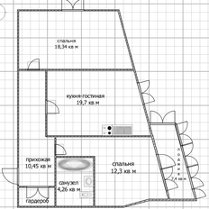 Квартира 74,1 м², 3-комнатная - изображение 2