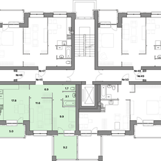 Квартира 65,2 м², 2-комнатная - изображение 2