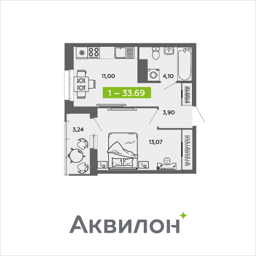 42,3 м², 2-комнатная квартира 4 200 000 ₽ - изображение 58