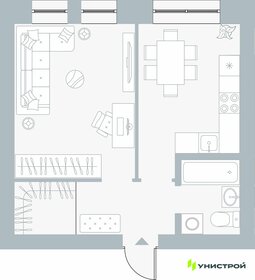 Квартира 39,1 м², 1-комнатная - изображение 1