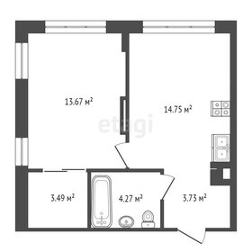 Квартира 39,9 м², 1-комнатная - изображение 1