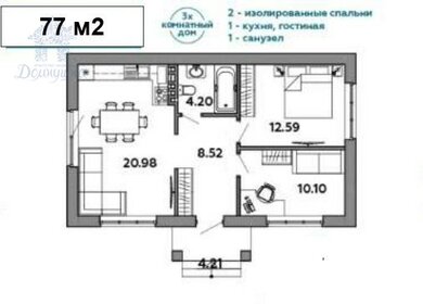 дом + 4,4 сотки, участок - изображение 5