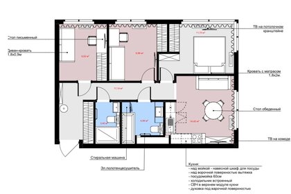 Квартира 67,5 м², 3-комнатные - изображение 1