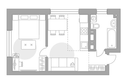Квартира 37,4 м², 2-комнатная - изображение 1