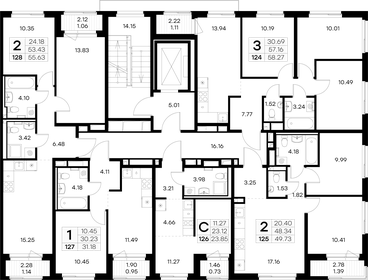 Квартира 49,7 м², 2-комнатная - изображение 2