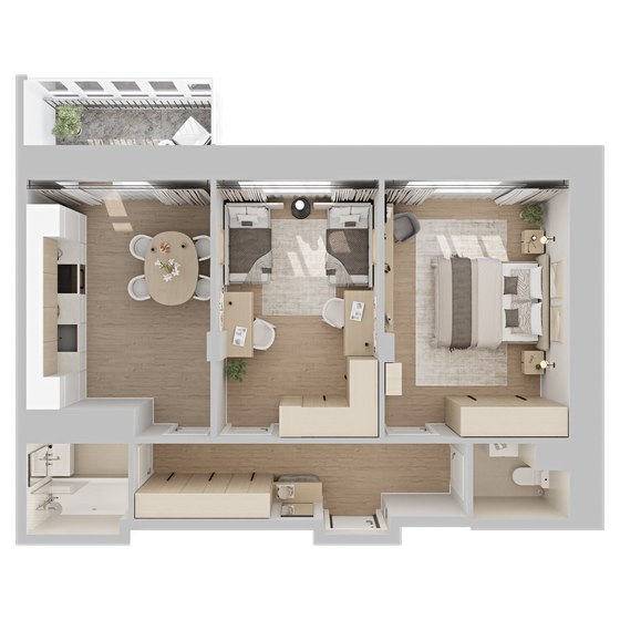 62 м², 2-комнатная квартира 9 200 000 ₽ - изображение 86