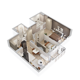 Квартира 70,3 м², 2-комнатная - изображение 2