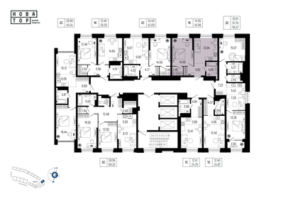 Квартира 40,9 м², 1-комнатная - изображение 2