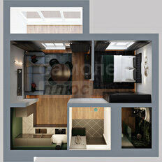 Квартира 33 м², студия - изображение 1