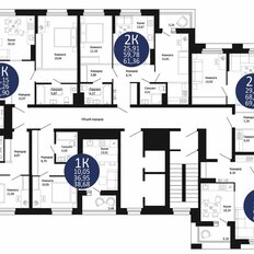 Квартира 64,8 м², 2-комнатная - изображение 2