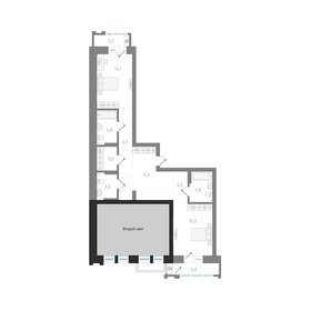 Квартира 100,9 м², 3-комнатная - изображение 3