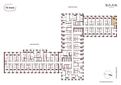 Квартира 32,6 м², 1-комнатные - изображение 2