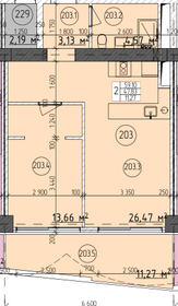 Квартира 59,1 м², 2-комнатные - изображение 1