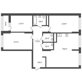 Квартира 100,4 м², 3-комнатная - изображение 1