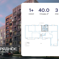 Квартира 40 м², 1-комнатная - изображение 2