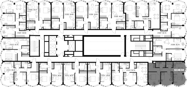 Квартира 58,6 м², 2-комнатная - изображение 3