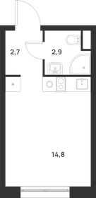 Квартира 20,4 м², студия - изображение 1