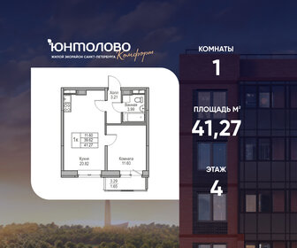 Квартира 41,3 м², 1-комнатная - изображение 1
